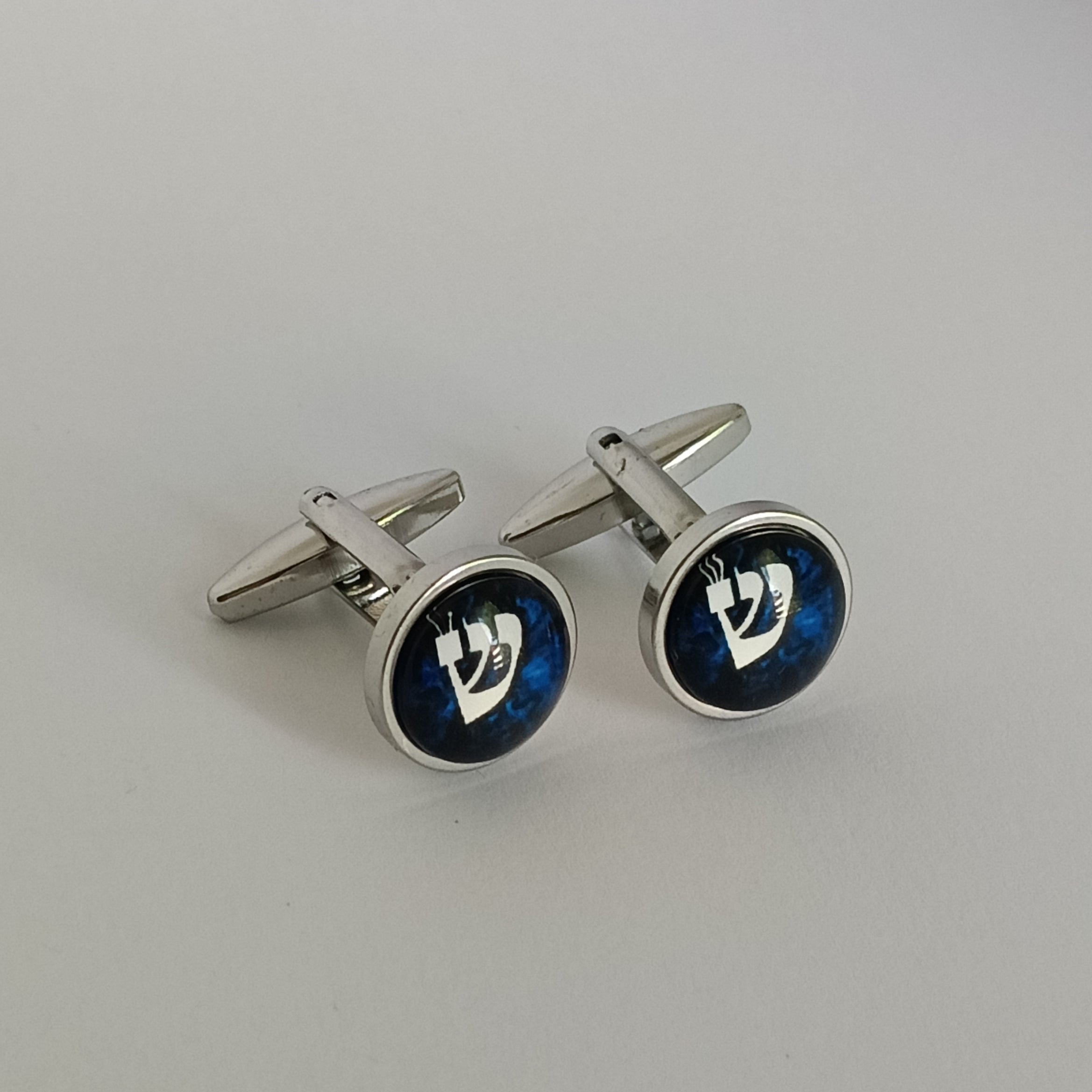 Boutons de manchette Judaica HaEshSheli 12 mm