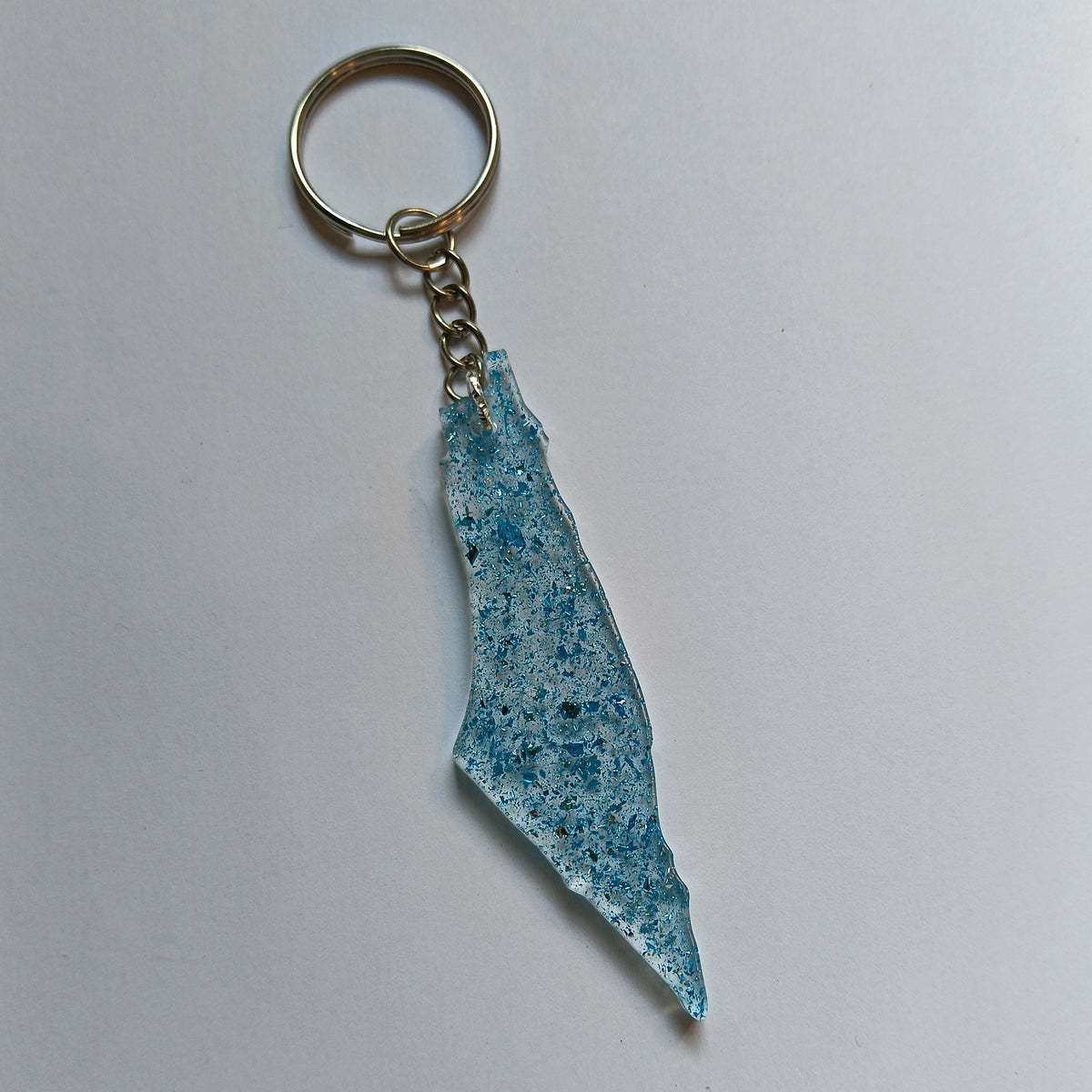Porte-clés Israël  - Bleu Claire