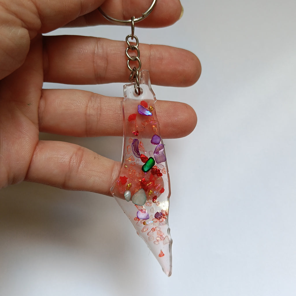 Porte-clés artisanal 7 cm – Jerusalem Chic