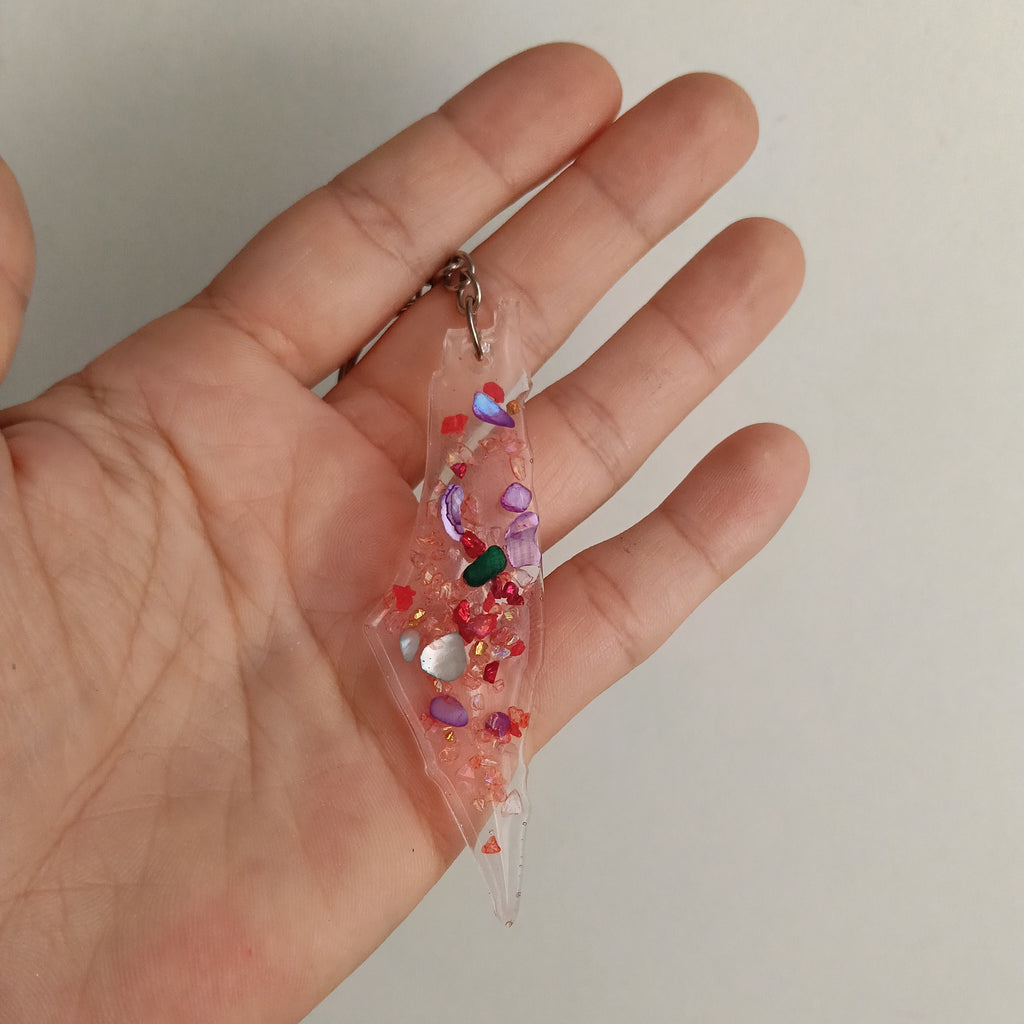 Porte-clés artisanal 7 cm – Jerusalem Chic