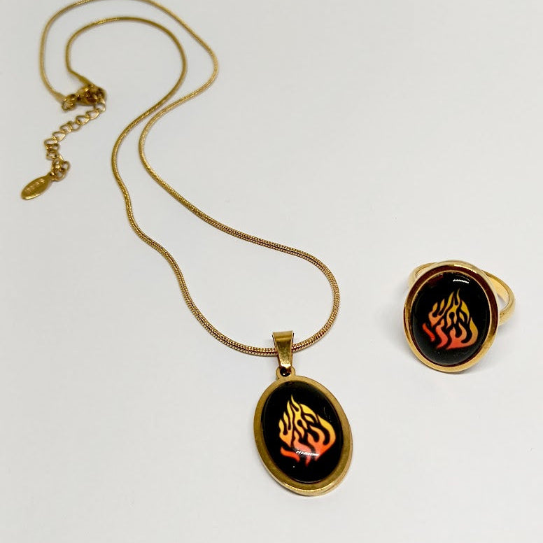 Parure Oval HaEshSheli Noire