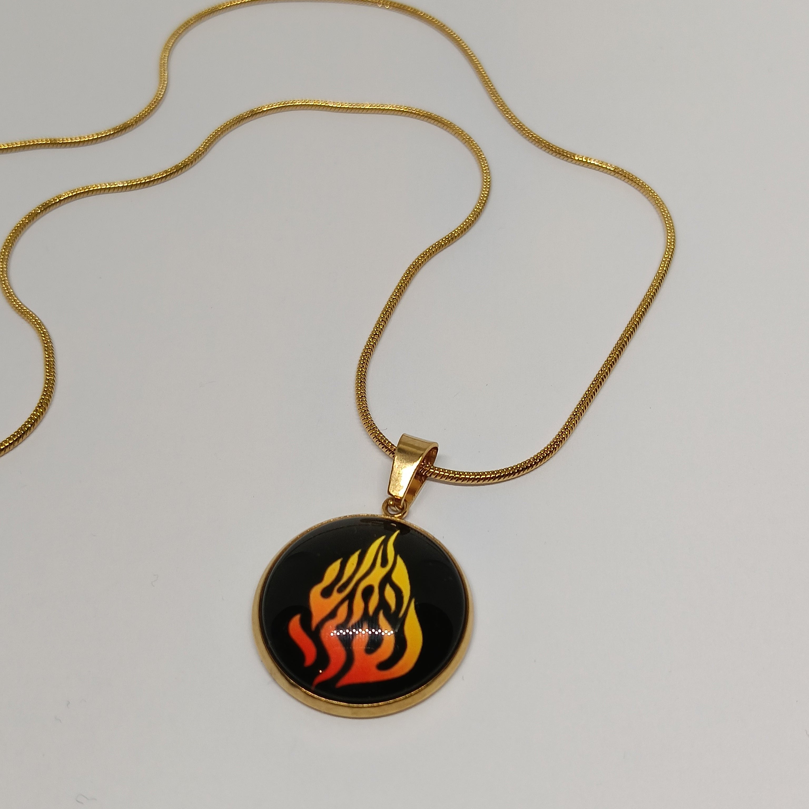 Collier HaEshSheli 20 mm en coleur or