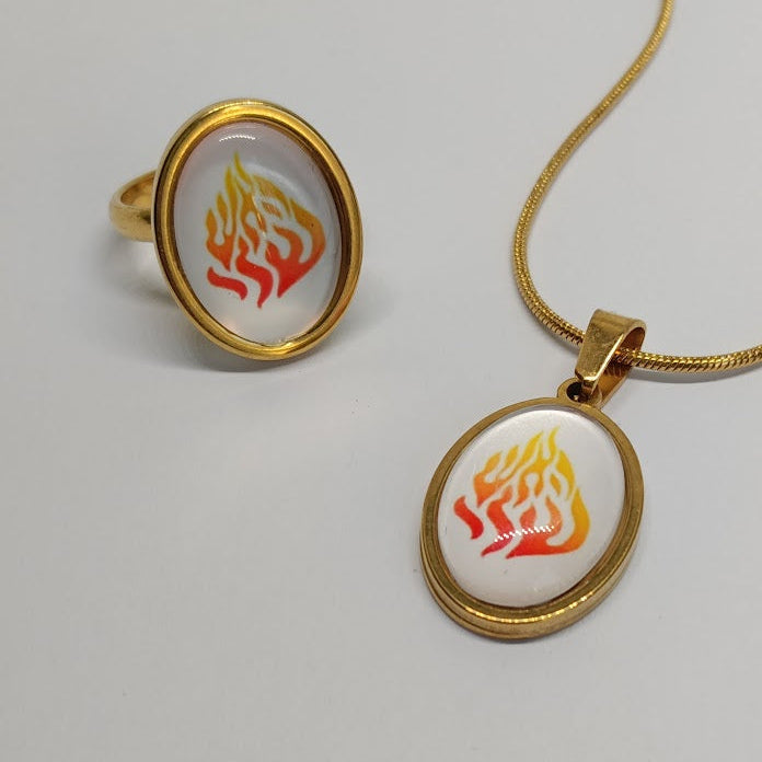 Parure Oval HaEshSheli Blanche