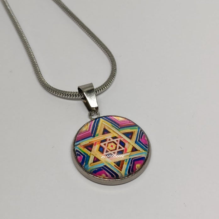 Collier Maguen David  Arc‑En‑Couleurs