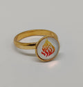 Bague Breslev 10 mm plaquée or