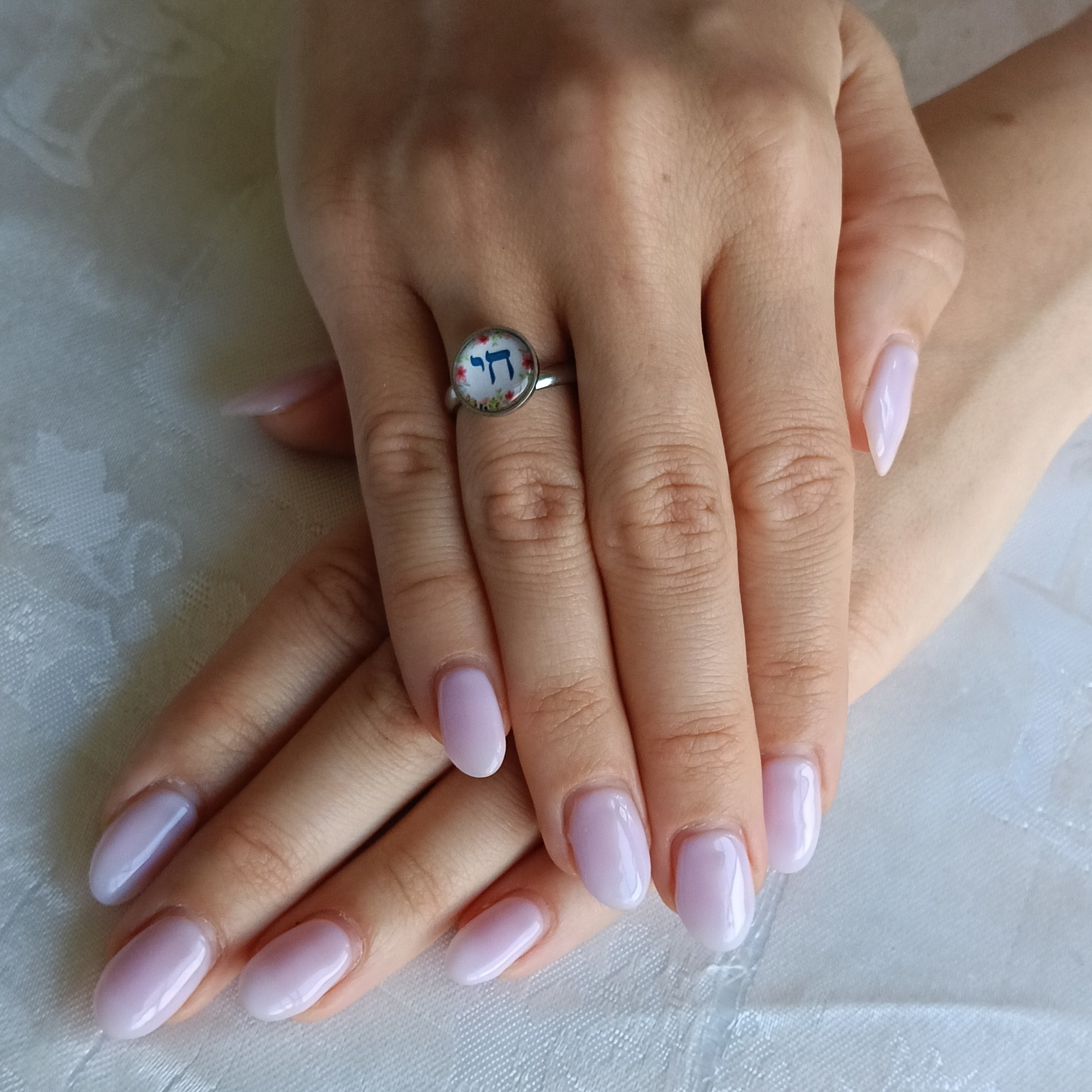 Bague Chai fleuris - metal