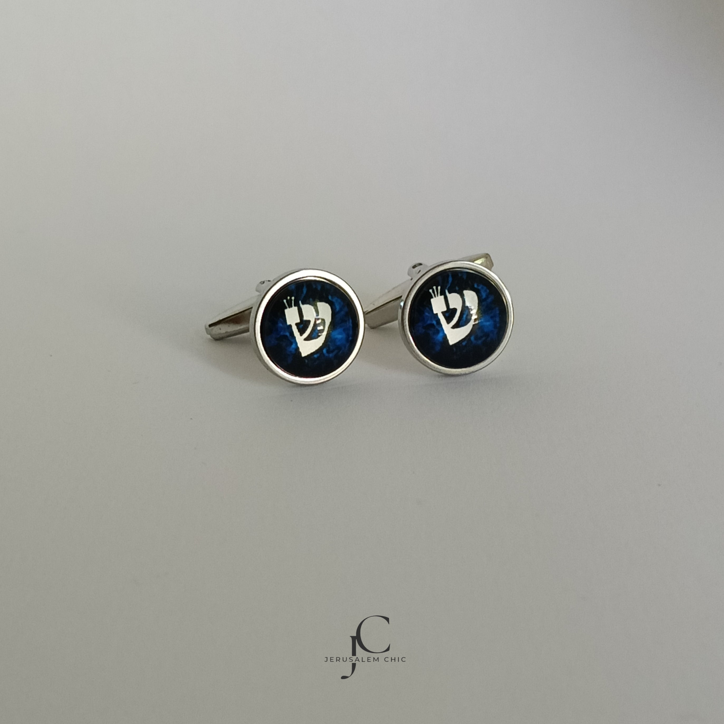 Boutons de manchette Judaica HaEshSheli 12 mm