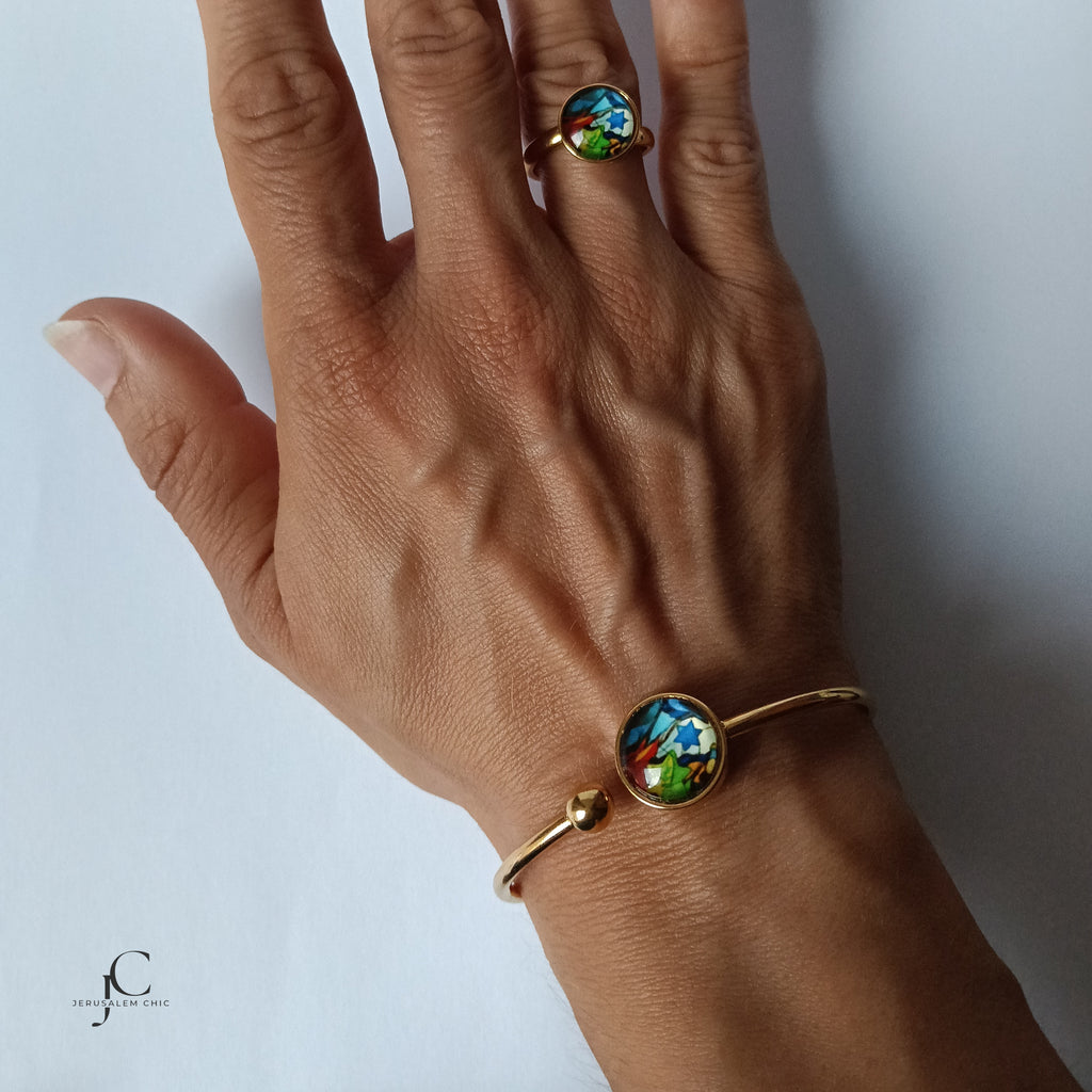 Bracelet jonc Chagall