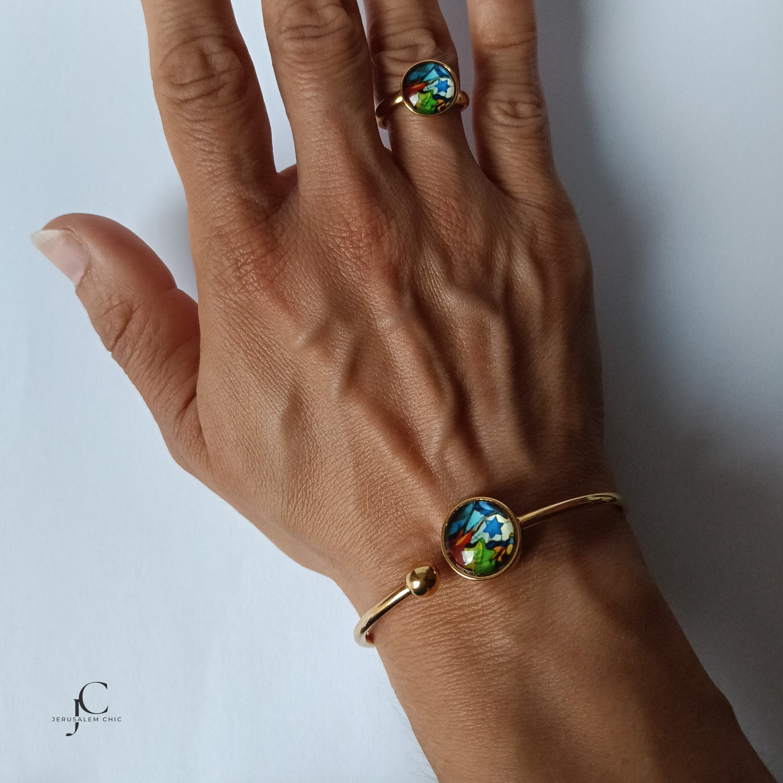 Bracelet jonc Chagall