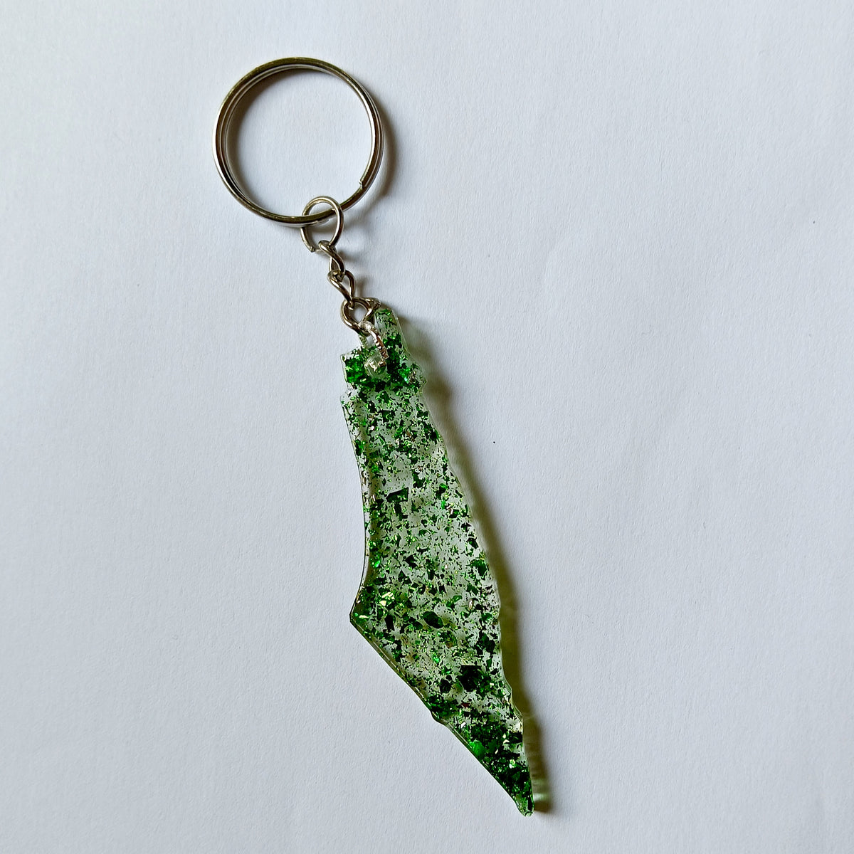 Porte-clés Israël  - Vert