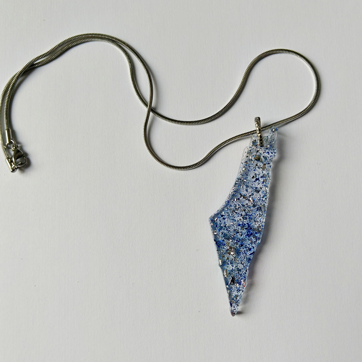 Médailles Israël – 7 cm Bleu- Argent • Artisanat Jerusalem Chic